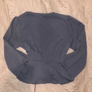 Swing Of Things Scalloped Edge Shirt Print Sage main image 1